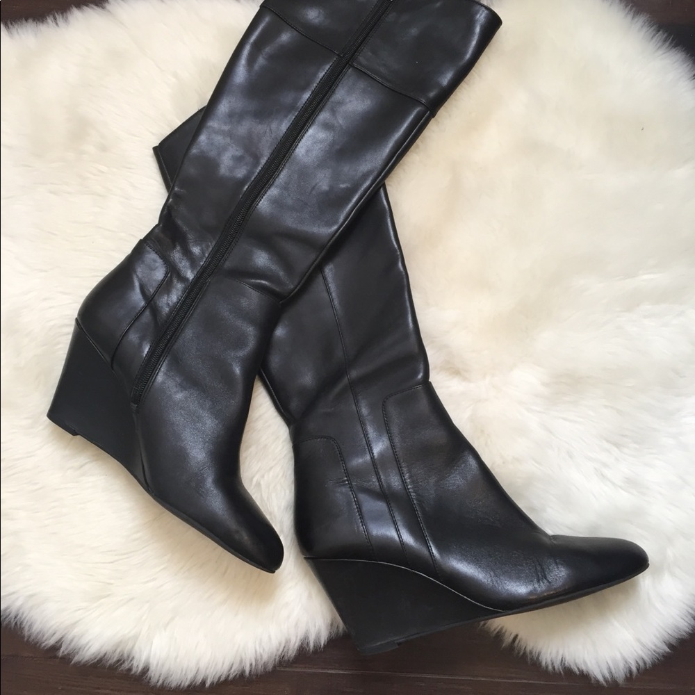 Via Spiga | Black Leather Boots